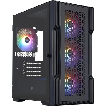 Комп'ютерний корпус 1stPlayer T3 RGB Black (р.Midi-Tower)