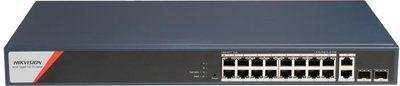 Комутатор Hikvision DS-3E1520HP-SI-16P2T2F