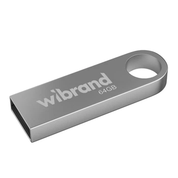 Флешка ЮСБ Wibrand 64 GB Puma,USB Flash Drive 2.0 пам'ять 64 Гб Silver