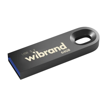 Флешка ЮСБ Wibrand 64 GB Eagle Gen1,USB Flash Drive 3.2 пам'ять 64 Гб Grey
