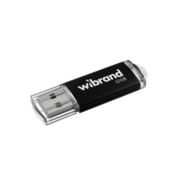Флешка ЮСБ Wibrand 32 GB Cougar,USB Flash Drive 2.0 пам'ять 32 Гб Black