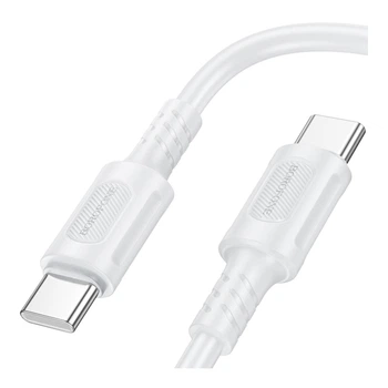 Кабель USB Borofone BX111 Type-C to Type-C 60W Білий