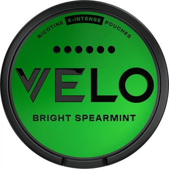 Безтабачные никотиновые подушечки Velo Bright Spearmint Экстра-интенсивный (4820270365144)