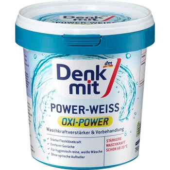 Кисневий порошок для білих тканин (відбілювач) Denkmit Oxi Power Weiss, 750 г