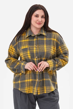 Сорочка NIZHNA сірого кольору 3XL (3044049)