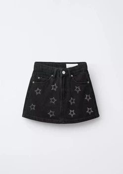 Підліткова джинсова спідниця для дівчинки Zara 164 см Чорна (26021709F)