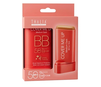 Солнцезащитный ВВ крем-сток для лица SPF 50 Thalia Medium Dark, 20 мл