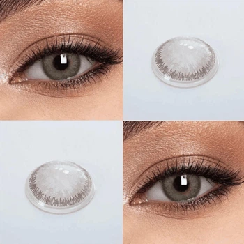 Серые контактные линзы ELITE Lens Айс Софт Грей 2 шт