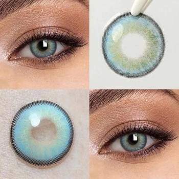 Сині контактні лінзи ELITE Lens Айс Софт Блу 2 шт