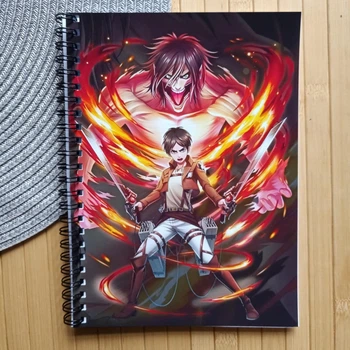 Тетрадь аниме Атака титанов Attack on Titan на пружине 48 листов клетка (18930)