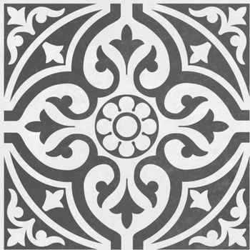 Плитка Ceramica Deseo Pav Ronda Black 45x45см