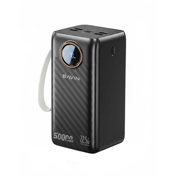 УМБ повербанк BAVIN PC1157S 50000 mAh FAST CHARGING 22.5W Black