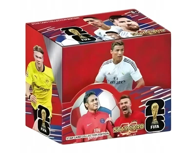 Набор коллекционных футбольных карточек World Football Stars Mega Box 288 карт (36 пакетов по 8 карточек)