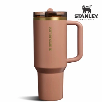 Термочашка Stanley The Quencher ProTour Flip Straw Tumbler 40 oz (1,182 л) Темно-розовая