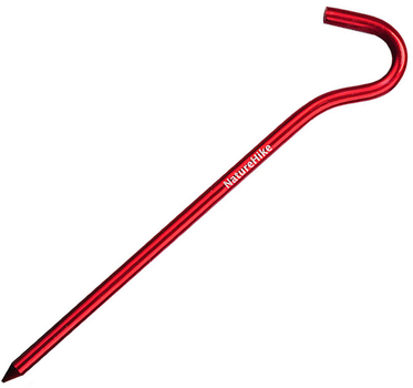 Колышки стандартные Naturehike NH15A008-I O-образные 160 мм 8 шт Red (6927595717806R)