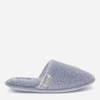 Жіночі домашні капці утеплені хутряні із закритим носком Levi`s Memory Foam 687236912 35.5-36.5 Блакитні (1159854802)