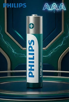 Батарейка Philips AAA LongLife 1.5V R03 вуглецево-цинкова (Zinc Carbon)