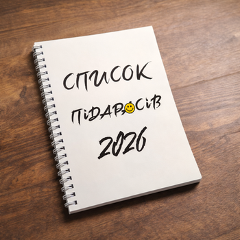Блокнот Белый Список Негодяев 2026