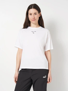 Спортивна футболка для фітнесу жіноча Puma W Since 48 Graphic Tee 52849102 L White (4069162258328)