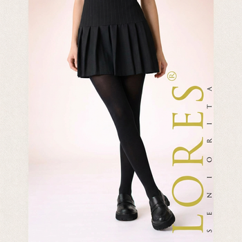 Колготы женские из микрофибры, плотные, теплые, однотонные, цветные Nero Lores Concorde80 Черный 3