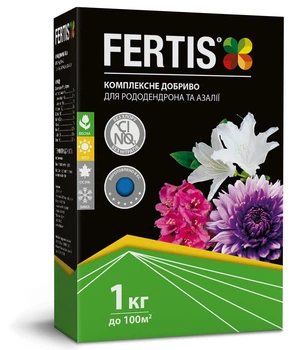 Добриво для для рододендрону та азалії NPK 12-8-16+ME 1 кг FERTIS