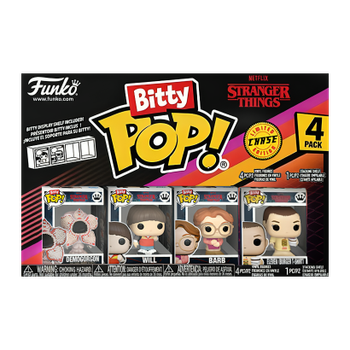 Пак Фігурок FUNKO POP! Bitty Pop! Stranger Things Демогоргон Eleven Burger T-Shirt Chase 23mm 83661