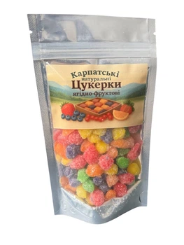 Карпатські натуральні цукерки Ягідно-фруктові 90 г