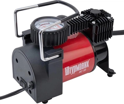 Автокомпресор Штурмовик AC-50 150psi/14Amp /37л/прикурювач