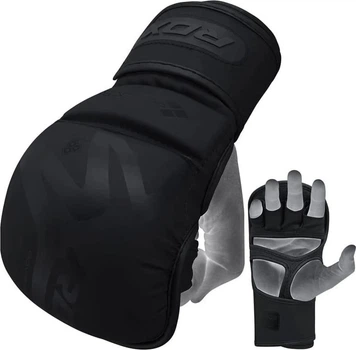 Тренировочные перчатки RDX GRAPPLING GLOVES SHOOTER T-15 черный Уни XL