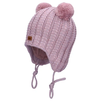 Шапка из мериносовой шерсти tutu 06839 46-50 Пудра