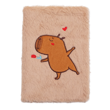 Блокнот плюшевий ZB.700022 80арк A5 CAPYBARA8 клітинка, асорті, KIDS Line