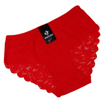 Ажурні трусики, що стягують, 2XL червоні Anttifu 9510