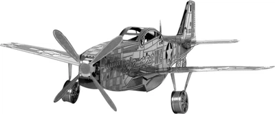 Metalowy konstruktor 3D Fascinations Metal Earth Myśliwiec P-51 Mustang MMS003 (032309010039)