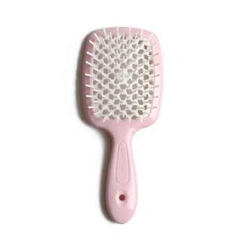 Щітка для волосся Janeke Superbrush Standart рожева з білим