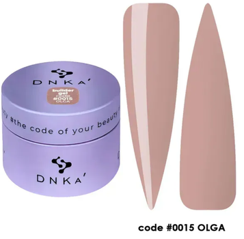 Гель моделирующий DNKa №0015 Olga, 30 мл