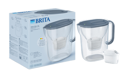 Фільтр-глечик Brita Style Essential XL Mxpro сіро-блакитний (1058043)