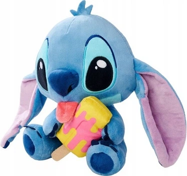 М’яка іграшка Simba Disney Stitch з морозивом на паличці 25 см 587-0517 (5400868033533)