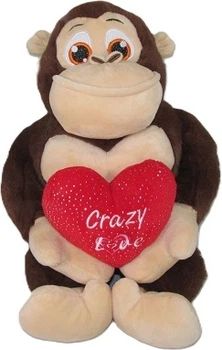 М’яка іграшка SUN day Горила з серцем 27 см G-0102 (5904073175007)