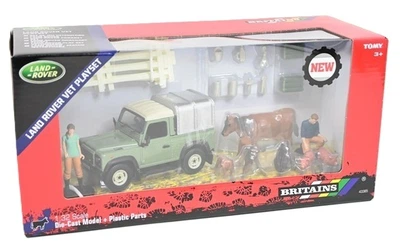 Zestaw zabawek Tomy Britains Land Rover weterynaryjny 43385 (36881433859)