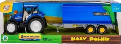 Traktor Daffi New Holland T5 z przyczepą wywrotką T-521 95219 (5905422195219)