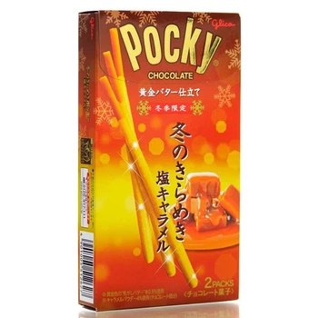 Японські палички у глазурі Glico Pocky Salty Rich Caramel 2p 53.6 грам