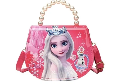 Детская сумочка Frozen «Эльза и Олаф» с жемчужной ручкой и ремешком через плечо