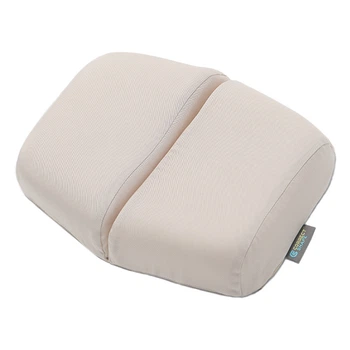 Туристическая ортопедическая подушка для сна Travel Pillow-XL от Correct Shape, чехол тенсел, цвет Бежевый, 36х27х7 см
