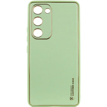 Кожаный чехол Xshield для Samsung Galaxy S23 FE (Зеленый / Pistachio) (175991)