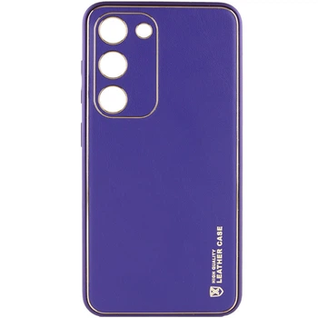 Кожаный чехол Xshield для Samsung Galaxy S23+ (Фиолетовый / Ultra Violet) (158828)