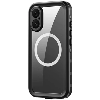 Водонепроницаемый чехол Shellbox с Magnetic Safe для Apple iPhone 17 (6.3") (Черный) (242115)