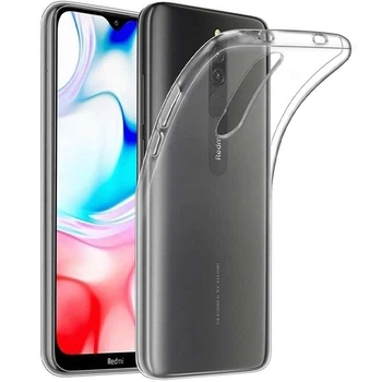 Ультратонкий силіконовий чохол 1мм на Xiaomi Redmi 8 (Безбарвний (прозорий)) Epik (15271)