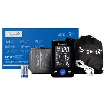Тонометр Longevita Авт.вимір.артер.тиску LONGEVITA DBP-6177 (DBP-6177) Longevita DBP-6177 1090298
