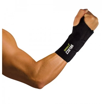 Напульсник SELECT 6701 Wrist support right (228) черный/зеленый, M/L 567011