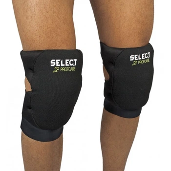 Наколенник SELECT 6206 Knee support - volleyball (228) черный/зеленый, S 562060